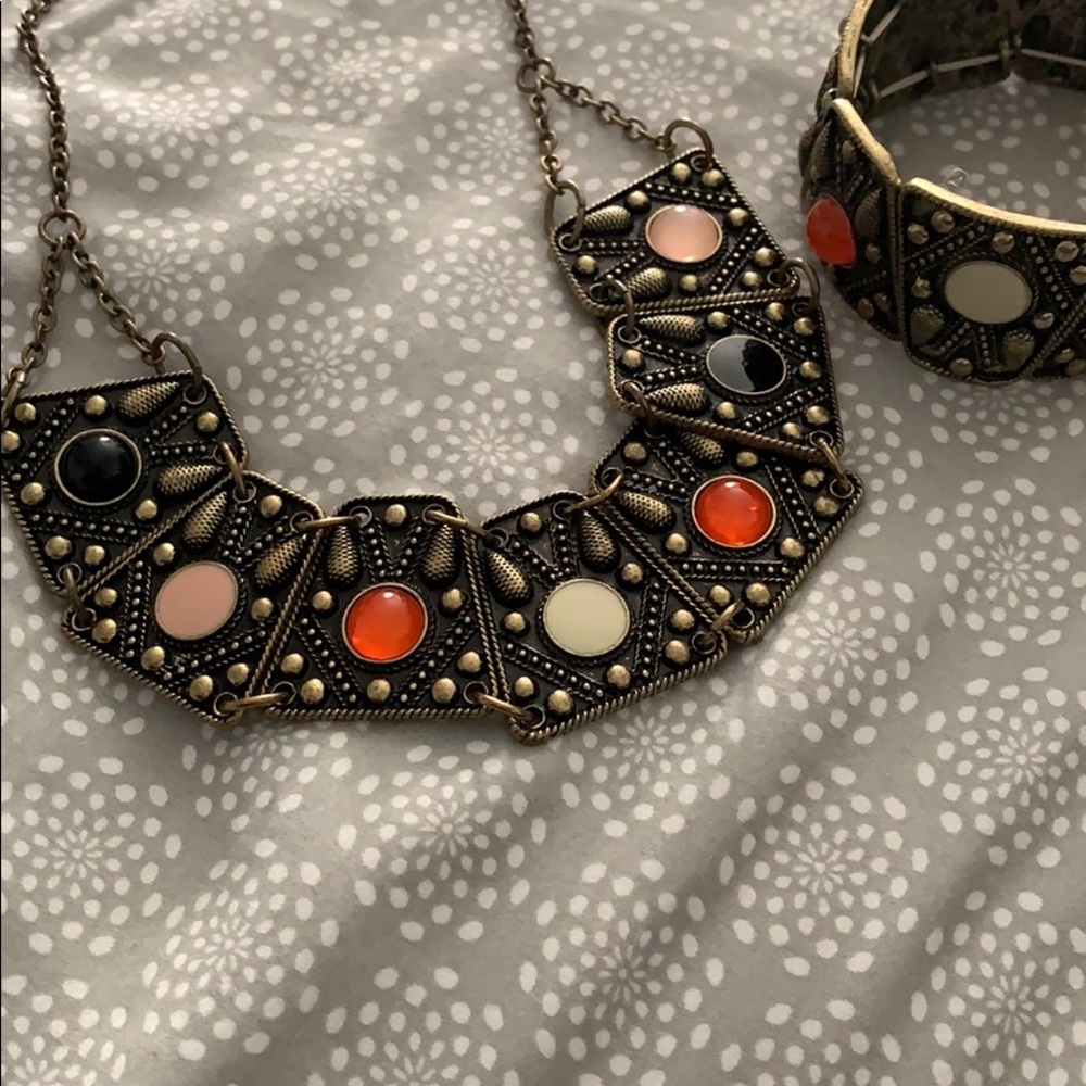 necklace and bracelet set